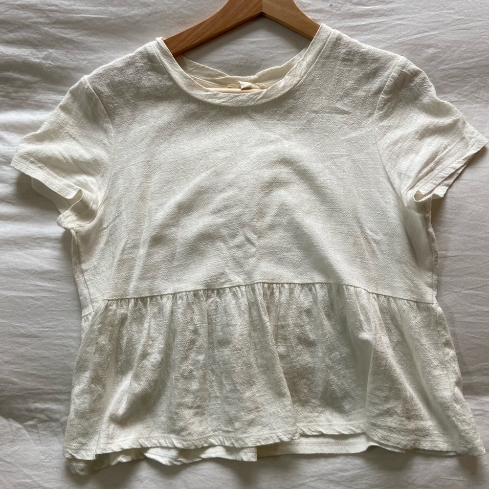 L. A Hearts linen babydoll top!